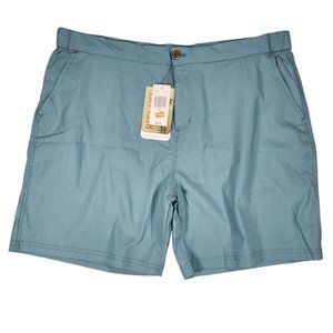 Men's ReelLife Fishing Shorts Blue Lightweight Beach Summer Boating Sz XXL NWT